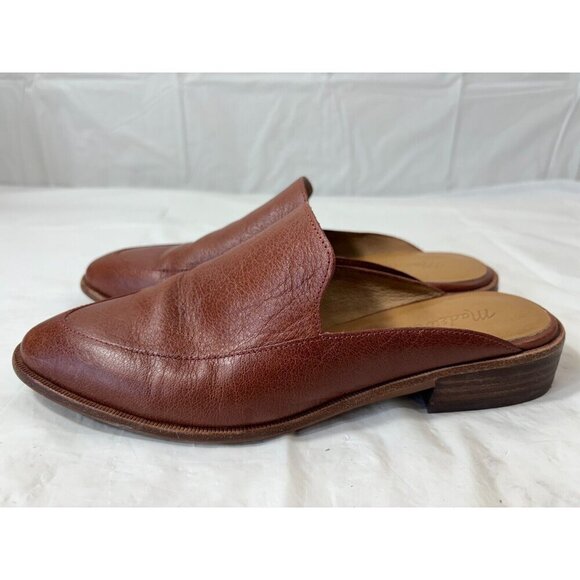 Madewell Frances Skimmer Mule in Brown Leather size 6.5 - Picture 10 of 12